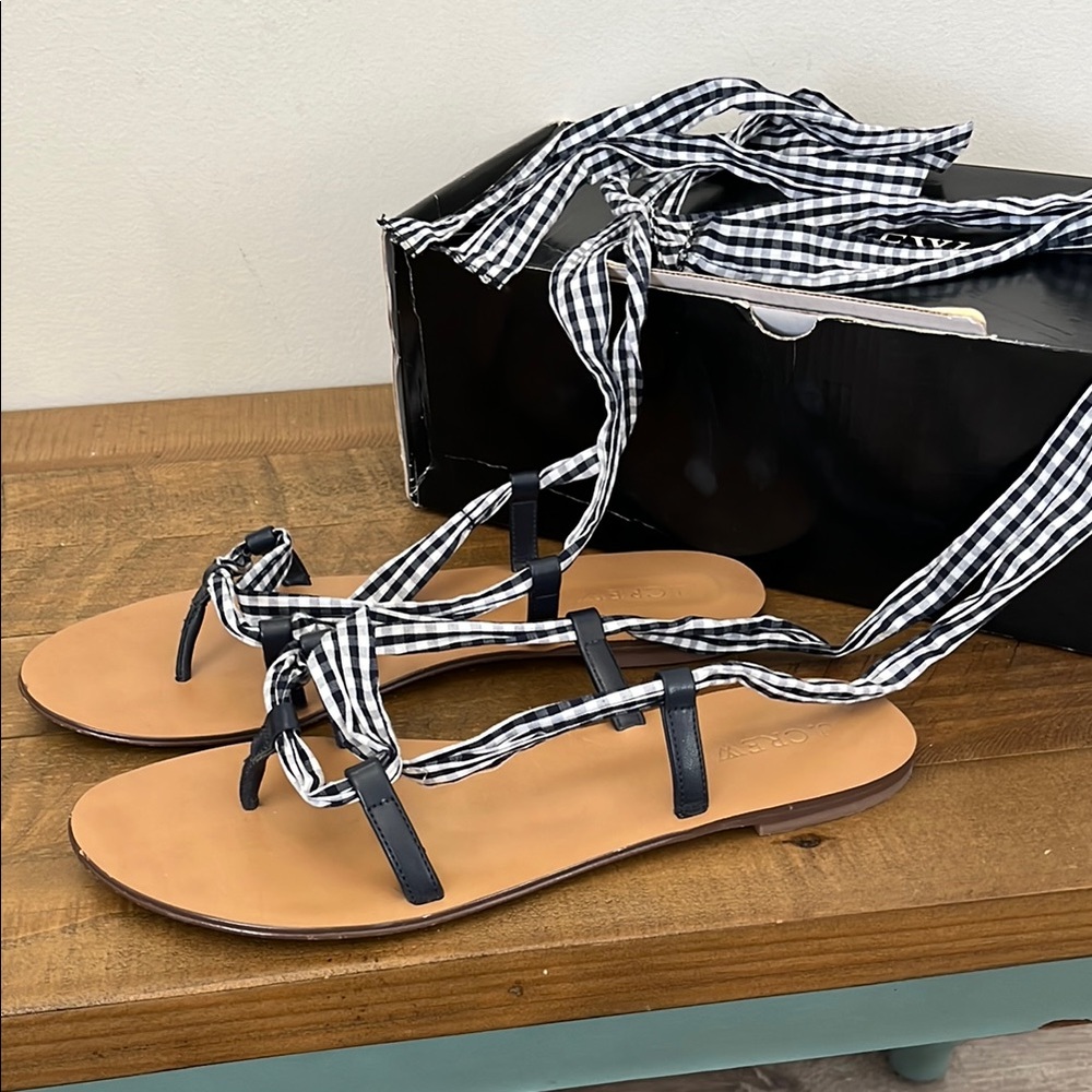 Women's Navy and white Sandals